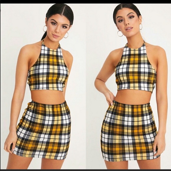 Plt plaid skirt Clearance